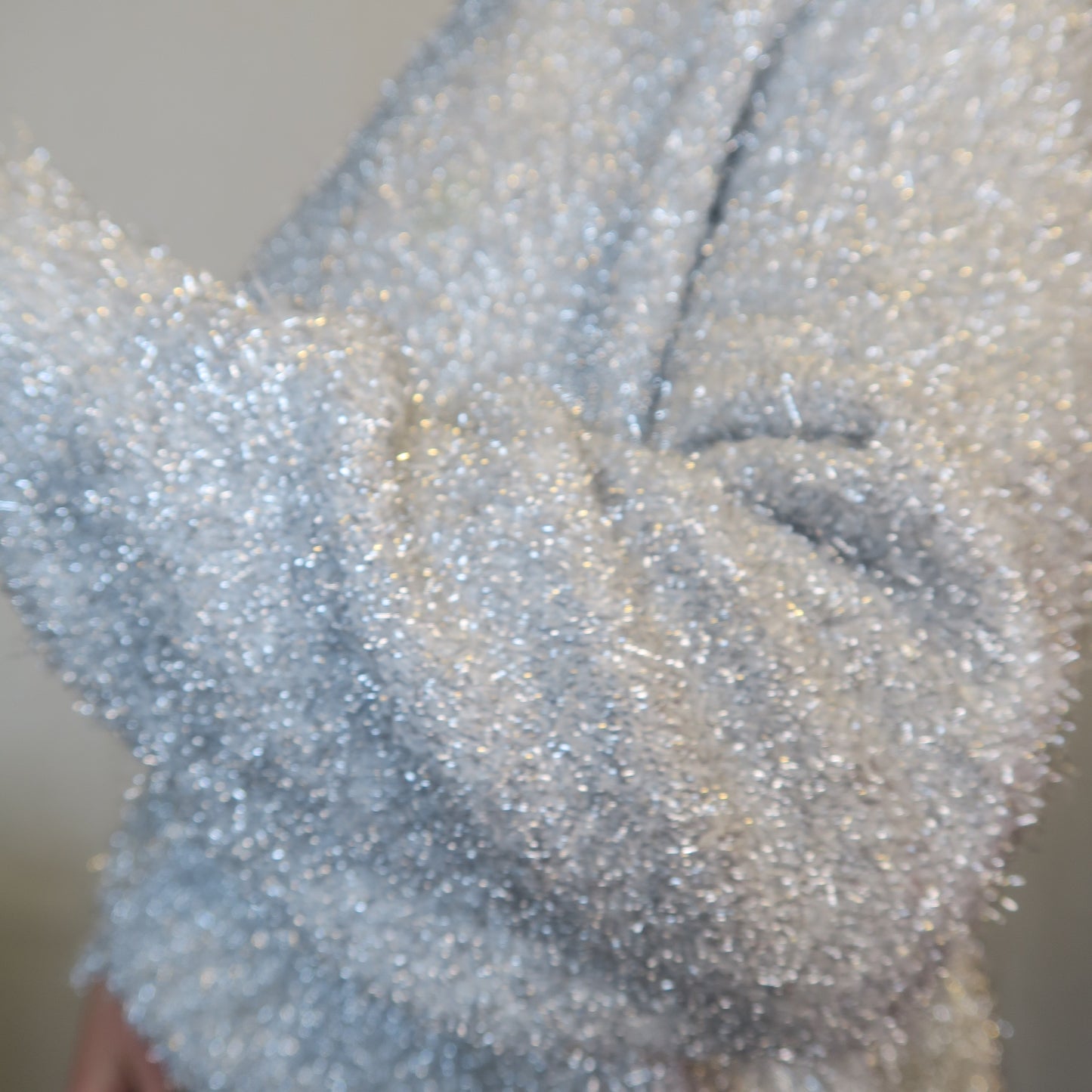 Silverglittrig Tröja (S-M)