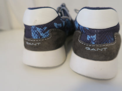 GANT blommiga blå sneakers