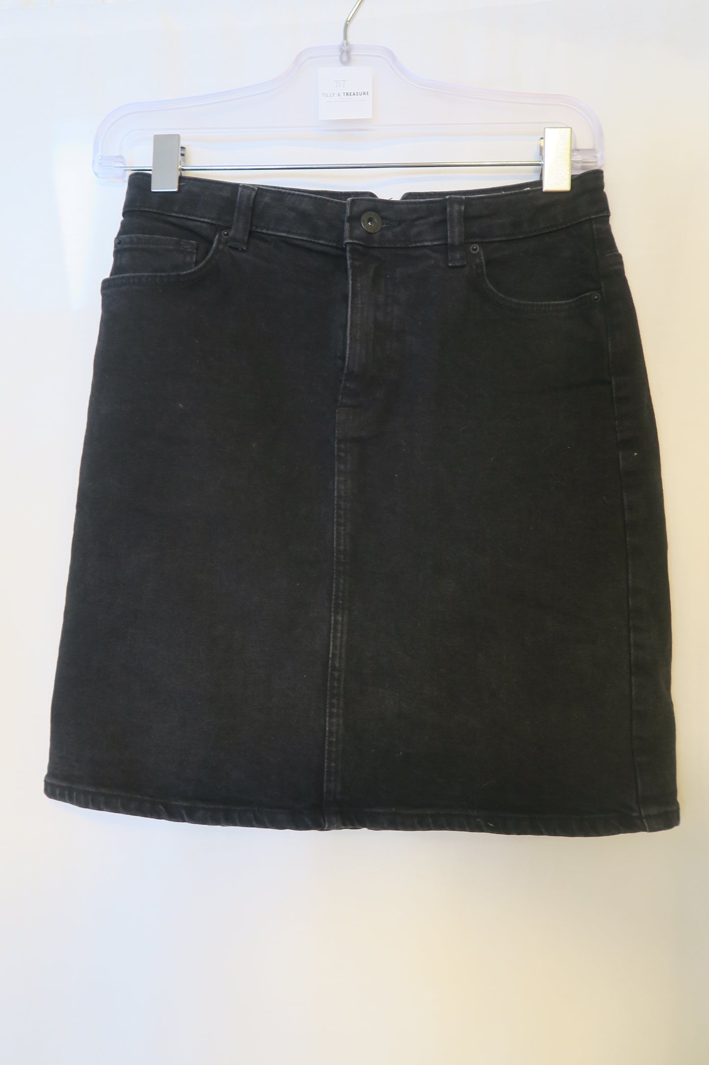 Carin Wester svart denimkjol 36