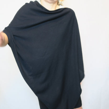 Svart poncho kappahl (ONESIZE)