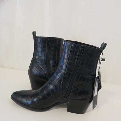 Vero Moda spetsiga kroko-boots 38