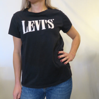 LEVIS svart T-shirt m tryck (L)